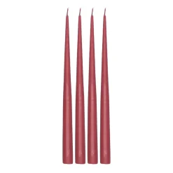 Atmosphere antikljus 4-pack 32 cm, Dark red^Scandi Essentials Clearance