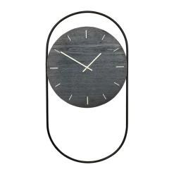 A-Wall väggklocka 41x76 cm, Black-brass^Andersen Furniture New