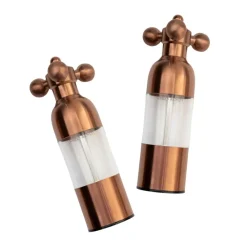 Salt- & Pepparkvarnar-Vargen & Thor Axia salt- och pepparkvarn set, Matt koppar