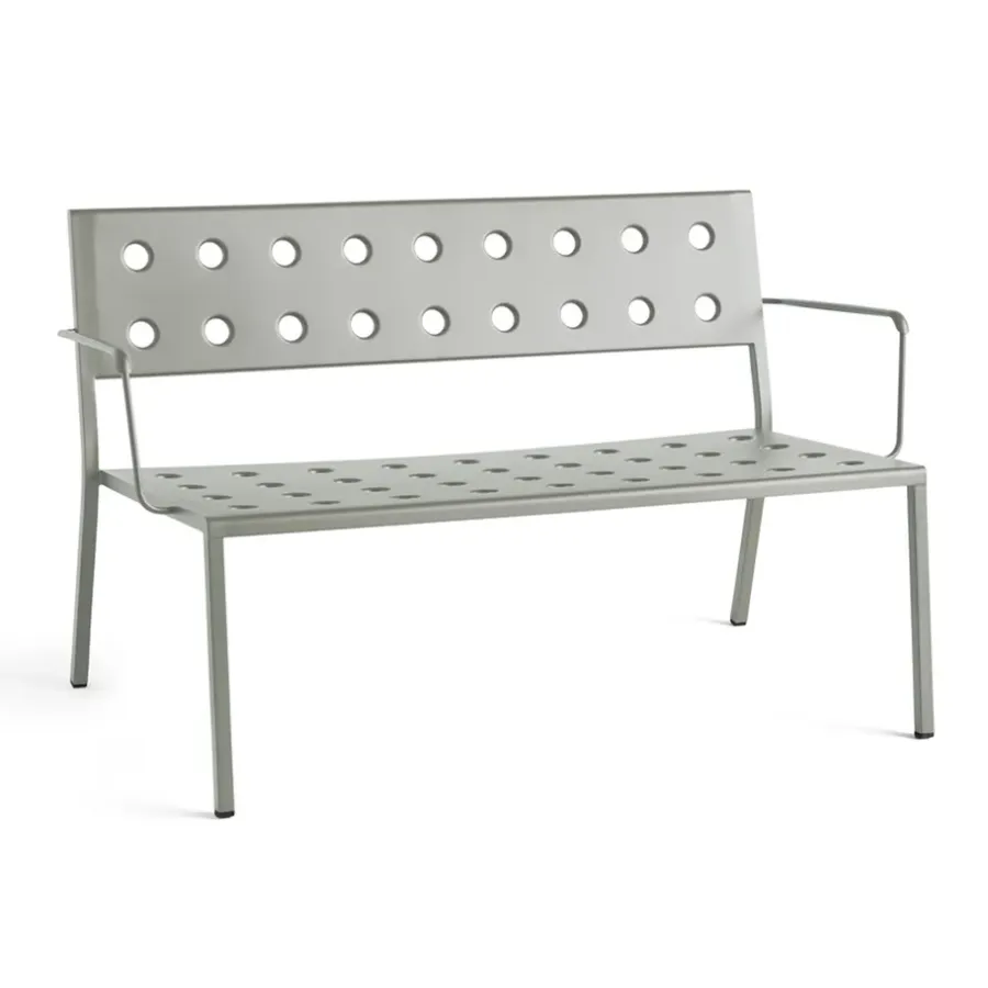 Balcony Lounge bänk med armstöd 121,5x69 cm, Desert green^HAY Sale