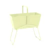 Balkongmöbler·Balkonglådor|Balkonglådor-Fermob Basket high planteringsbox, Frosted lemon