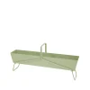 Basket long planteringsbox, Willow green^Fermob