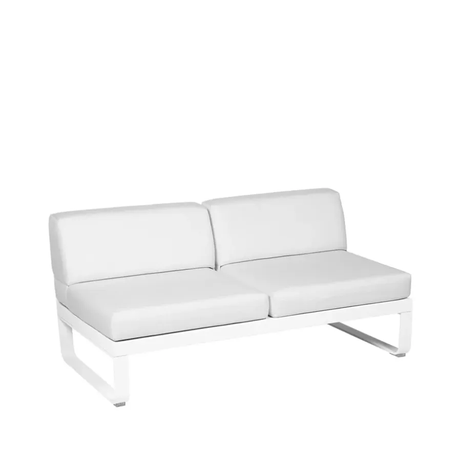 Bellevie Central modulsoffa, 2-sits cotton white, off-white dyna^Fermob Hot
