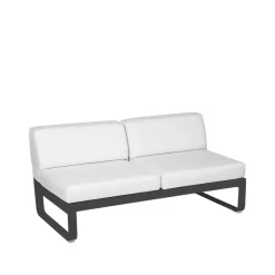 Bellevie Central modulsoffa, 2-sits anthracite, off-white dyna^Fermob Online