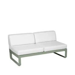 Bellevie Central modulsoffa, 2-sits cactus, off-white dyna^Fermob Best