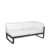 Bellevie Corner modulsoffa, 2-sits anthracite, offwhite dyna, höger^Fermob Discount