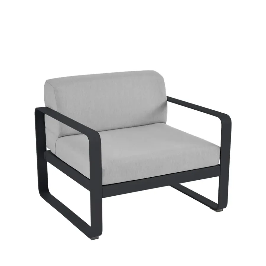 Bellevie fåtölj, Anthracite, flannel grey dyna^Fermob Hot