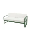 Bellevie 2-sits soffa, Cedar green, off-white dyna^Fermob Outlet
