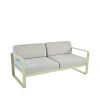 Balkongmöbler·Balkongsoffor|Balkongsoffor-Fermob Bellevie 2-sits soffa, Willow green, flannel grey dyna