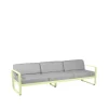 Bellevie soffa, 3-sits frosted lemon, flannel grey dyna^Fermob Best