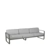 Bellevie soffa, 3-sits rosemary, flannel grey dyna^Fermob New
