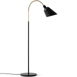 Bellevue AJ7 golvlampa, Svart-mässing^&Tradition Best