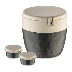 Matlådor-Koziol Bentobox lunchlåda L, Nature ash grey