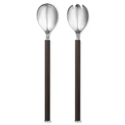 Salladsbestick-Georg Jensen Bernadotte salladsbestick trähandtag, 2 delar
