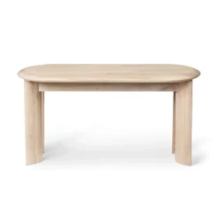 Bänkar-Ferm Living Bevel bänk 90 cm, Vitoljad ek