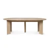 Bevel Extendable matbord, Vitoljad bok, incl. 2 st iläggsskivor^Ferm Living