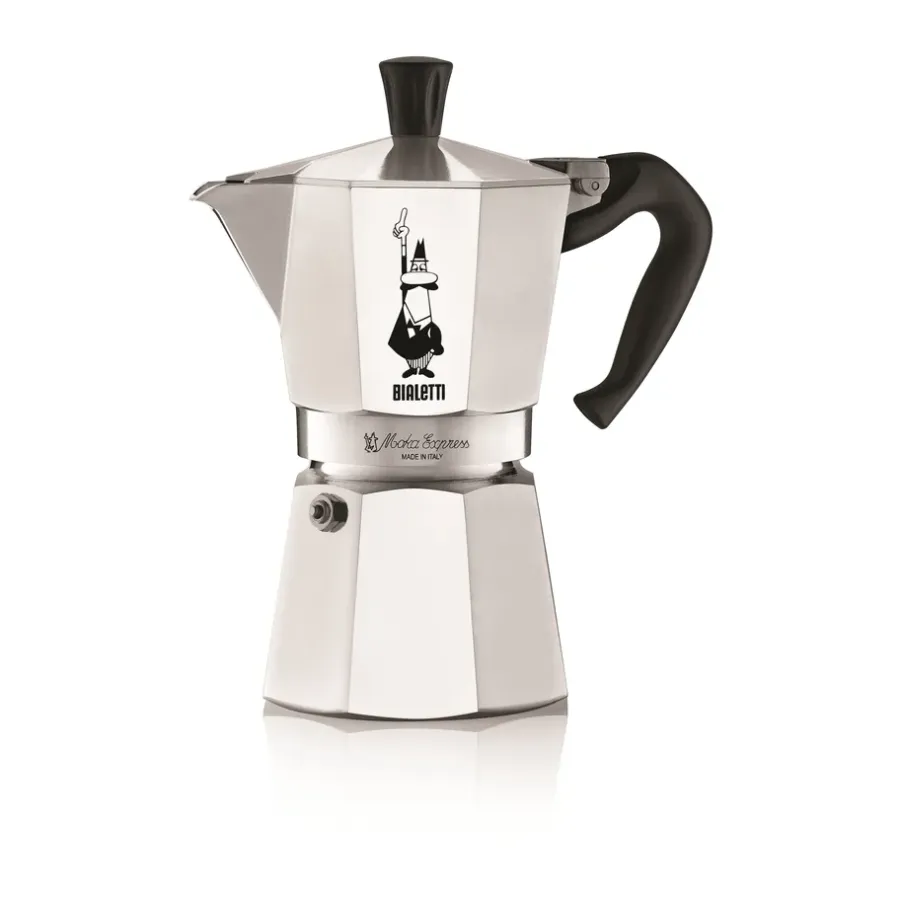 Moka mokabryggare 6 koppar, Silver^Bialetti