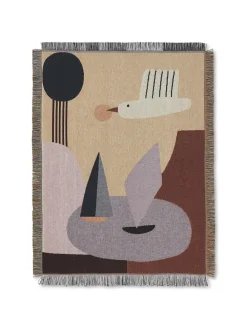 Väggdekorationer-Ferm Living Bird väggbonad filt, 80x110 cm