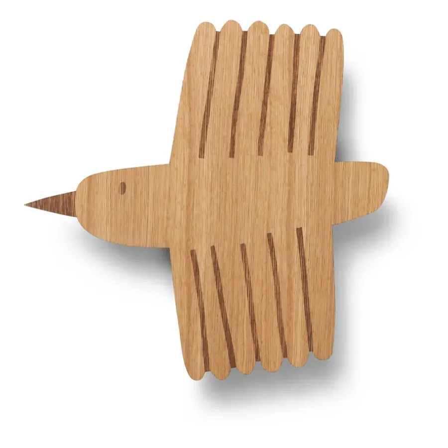 Barnlampor-Ferm Living Bird vägglampa, Oljad ek