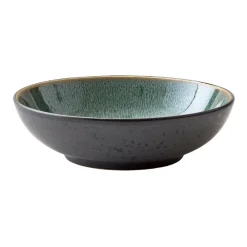 Djupa Tallrikar-Bitz pastaskål Ø20 cm svart, Svart-grön