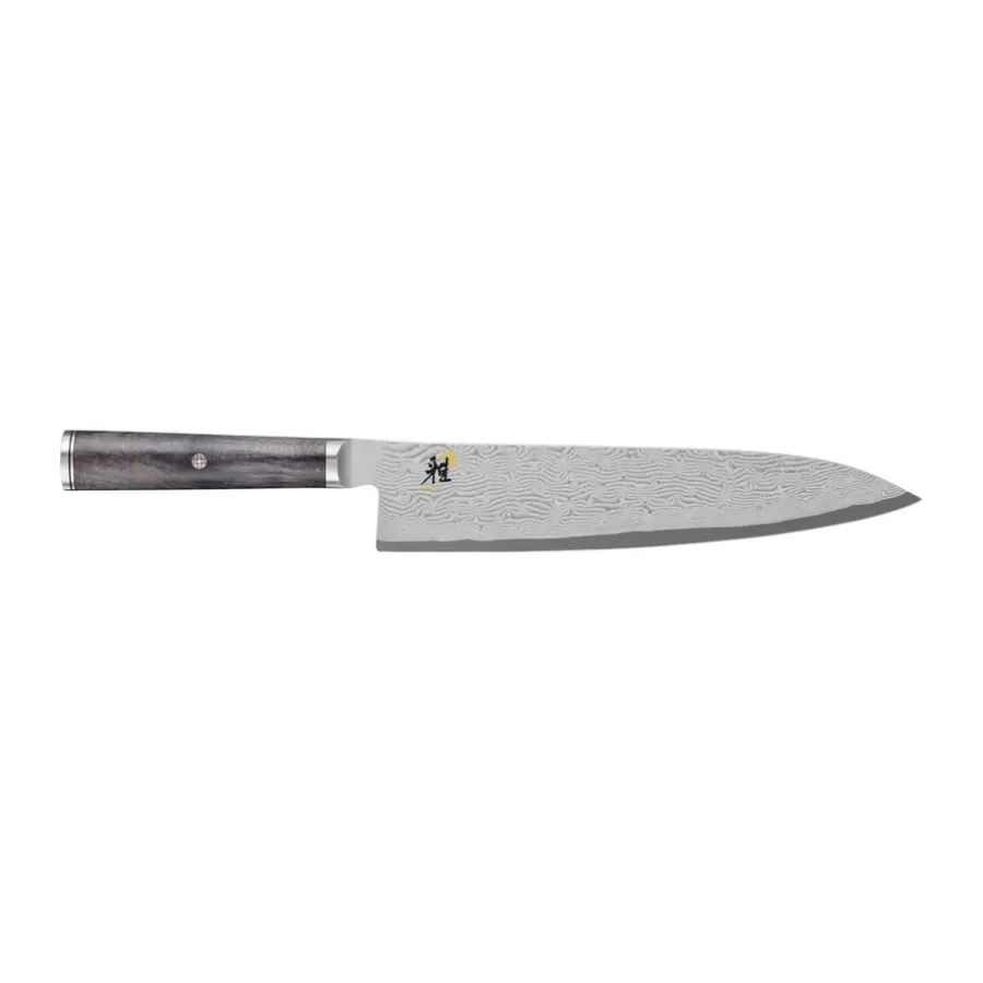 Black 5000MCD 67 kockkniv gyutoh 24 cm, Damaskus-svart lönn^Miyabi New
