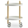 Serveringsvagnar & Rullvagnar-Normann Copenhagen Block bord Ø45 cm, Vit