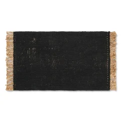 Block dörrmatta 50x80 cm, Black-natural^Ferm Living Online