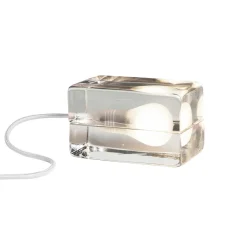 Block Lamp bordslampa, vit sladd^Design House Stockholm Discount