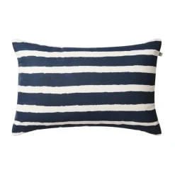 Block Stripe utomhuskudde 40x60 cm, Blue-off white^Chhatwal & Jonsson New