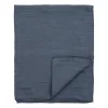 Barnfiltar|Barnfiltar-Bloomingville Muslin filt 80x100 cm, Blå