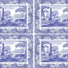 Bordstabletter-Spode Blue Italian bordsunderlägg 4-pack, Blå-vit