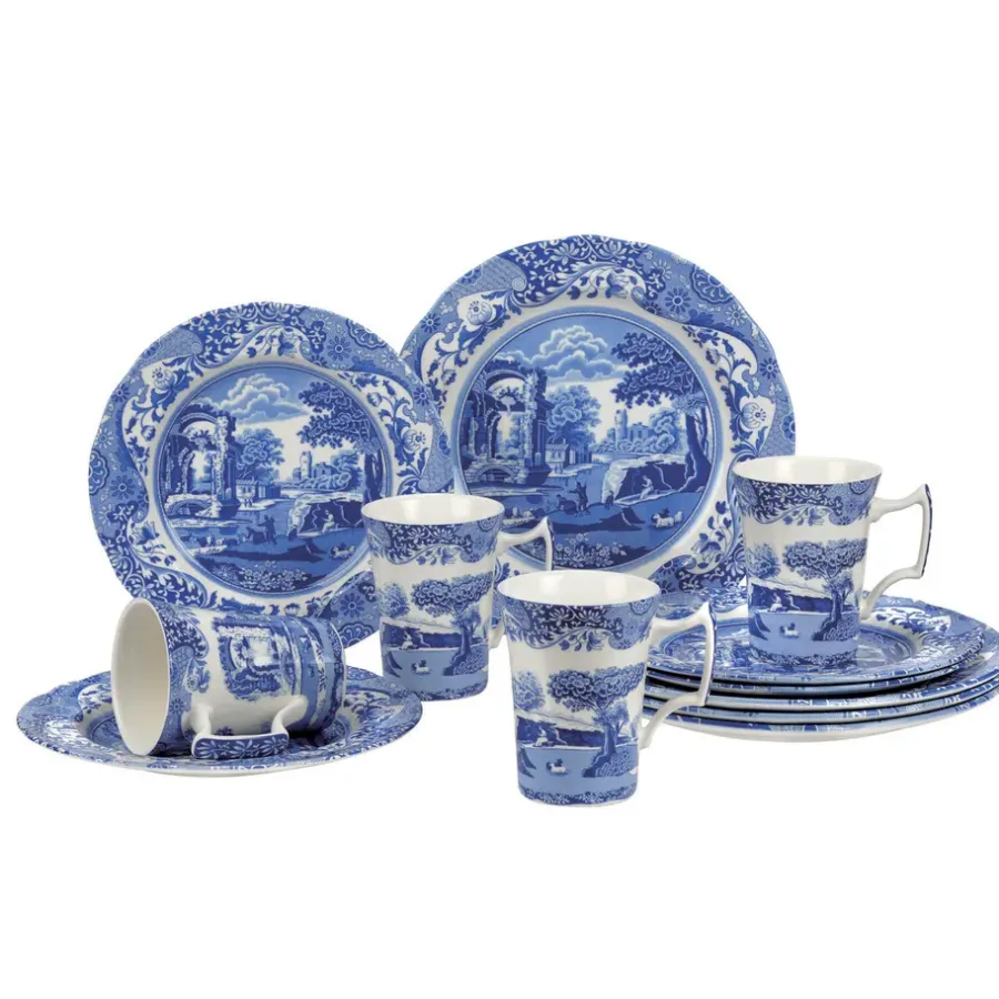 Serviser & Startset-Spode Blue Italian startset, 12 delar