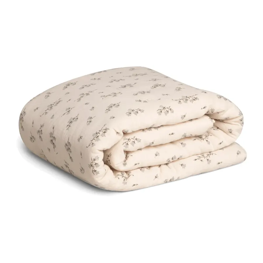 Barnfiltar|Barnfiltar-Garbo&Friends Bluebell Muslin vadderad filt, 100x140 cm