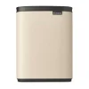 Pedalhinkar|Pedalhinkar-Brabantia Bo avfallshink 7 L, Soft Beige
