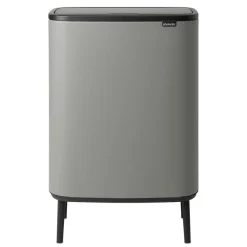 Bo touch bin high 2x30 L, Mineral concrete grey^Brabantia