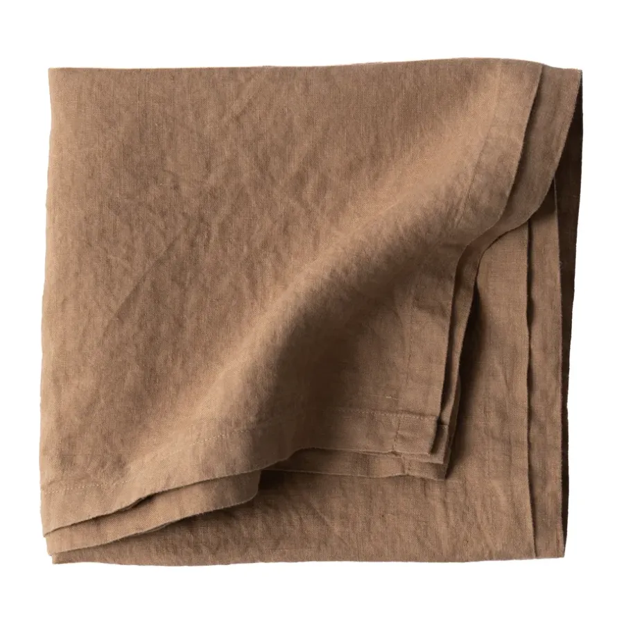 Dukar|Dukar-Tell Me More Bordsduk linne 175x175 cm, Hazelnut