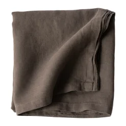 Bordsduk linne 175x175 cm, Taupe^Tell Me More Discount