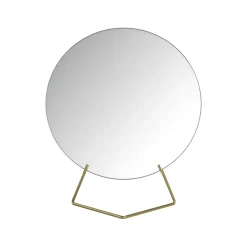 Bordsspeglar-MOEBE Bordsspegel Ø20 cm, Brass