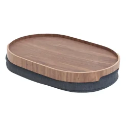 knäbricka curveline medium 26x39 cm, Valnöt^Bosign New