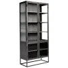 Boston High Cabinet 200 cm, Black^MUUBS Best