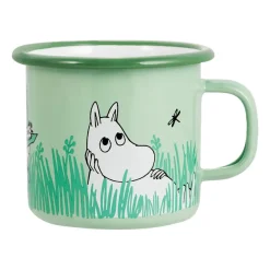 Muminmuggar-Muurla Boys emaljmugg 25 cl, Grön