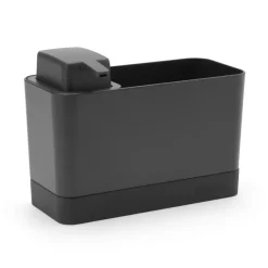 diskbänksorganiserare med tvålpump, Mörkgrå^Brabantia Outlet