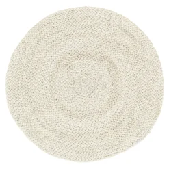 Braided bordstablett Ø38 cm, Ivory^Dixie Outlet