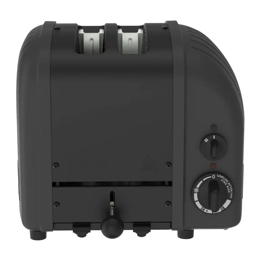 Brödrostar-Dualit Brödrost Classic 2 Skivor, Stelth