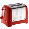 Brödrostar-Dualit Brödrost Lite 2 Skivor, Gloss blank röd