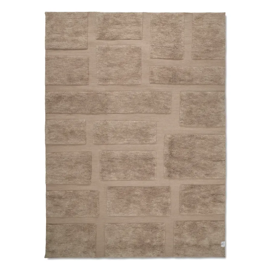 Bricks ullmatta 200x300 cm, Beige^Classic Collection New