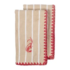 Bubba tygservett 45x45 cm 2-pack, Beige^Byon Best