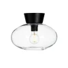 Bullo plafond klarglas Ø27 cm, Mattsvart^Belid Sale