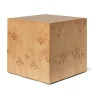 Burl Cube sidobord 40x40 cm, Natural^Ferm Living Outlet