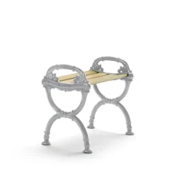 Sittmöbler·Utomhuspallar & Barstolar Utomhus|Utomhuspallar & Barstolar Utomhus-Byarums bruk Byarum pall, Furu impregnering, rå aluminiumstativ